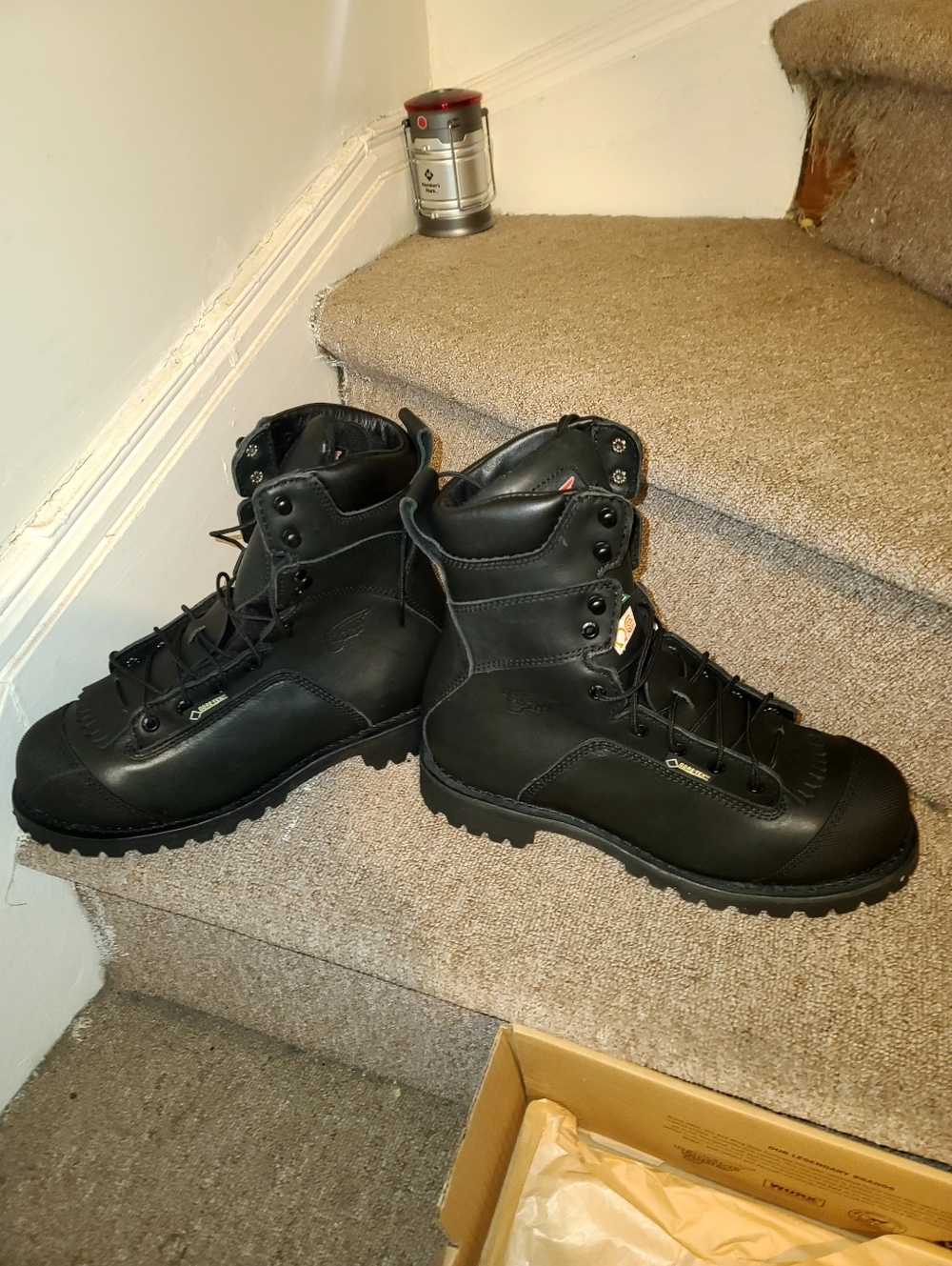 BRAND NEW!!! Men's Black Waterproof Lace-Up Tactical Boots